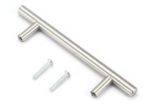 Manija Tirador Barral Acero Inox Mueble De 192 Mm Qbo