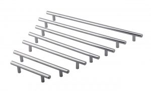 Manija Tirador Barral Acero Inox Mueble De 64 Mm Qbo