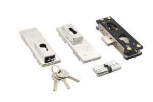 Cerradura Multipunto  P/ Puerta Blindex Premium Acero Inox