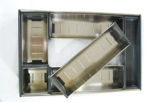 Cubiertero Acero Inoxidable  Para Modulo De 450 Mm - Imagen 2