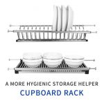 Escurreplatos Oculto Para Alacena 600mm Acero Inoxidable