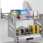 Alacena Superior Extraible De 2 Niveles C/ Cierre Suave 76cm