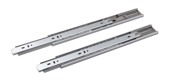 90384.jpg Corredera Telescopica Cierre Suave 45 Cm Herrajes P/muebles - Imagen 1