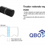 Tirador De Aluminio Para Mampara De Ba?o