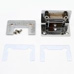 Bisagra P/ Mampara Pared-vidrio 90? Zamak P/fijar Al Borde - Imagen 3