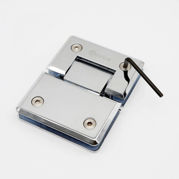 Bisagra P/ Mampara Uni?n Vidrio-vidrio 180? Zamak - Imagen 4