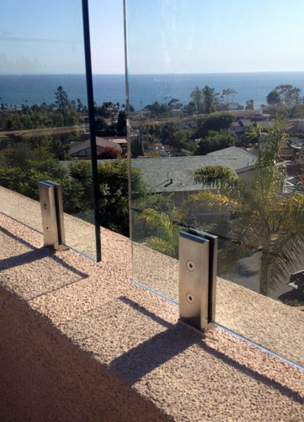 Soporte De Piso De Acero Inoxidable Para Baranda de Vidrio - Imagen 3