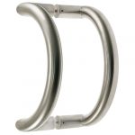 Manijon C Dise?o Para Puerta De Blindex De Acero Inoxidable - Imagen 2