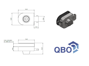 Cerradura Para Puerta De Vidrio Blinex Corrediza
