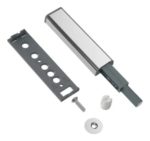 Retén Expulsor Push On Cabeza Magnética Puerta Mueble Qbo Color Gris
