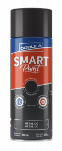 Aerosol Smart Paint 350ml Negro Metalizado
