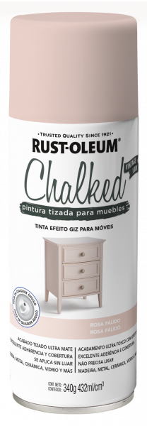 Aerosol Rust Oleum Chalked Rosa Palido 302594 - Imagen 2