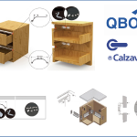 Perfil C de Aluminio 3 metros Para Tirador Escondido  QBO