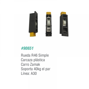 Rueda A30 Simple R46