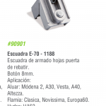 Escuadra E-70  1188