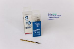 Mecha Acero Rapido Con Ba?o De Titanio 3 Mm X 1 Unidad