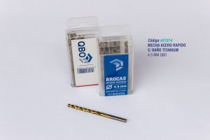 Mecha Acero Rapido Con Ba?o De Titanio 4.5 Mm X 1 Unidad
