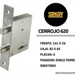 Cerrojo Doble Perno Sekur 620