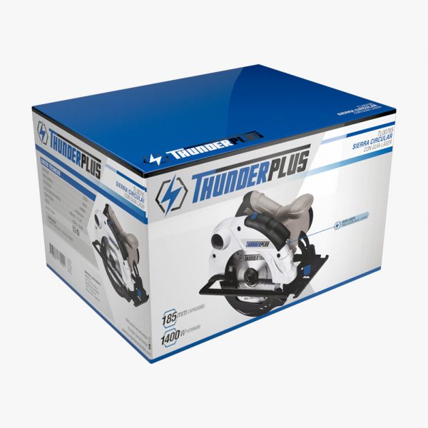 Sierra Ciruclar ThunderPlus 1400W 185mm TL00765 - Imagen 2