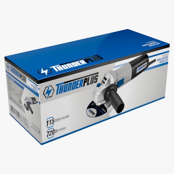 Amoladora de Mano ThunderPlus 115mm 720W TL00450 - Imagen 2