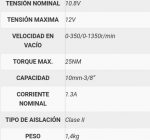 Taladro Atornillador ThunderPlus 12V TL01205 Con Percutor - Imagen 2