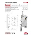 Cerrojo Kallay 4000 Para Puerta De Exterior