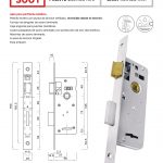 Cerrojo Kallay 3001 Para Puerta De Exterior
