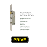 Cerradura Prive 2005
