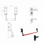 Sistema Anti-panico Jaque Sistema Push + Manija Exterior