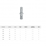 Tarugos De Nylon Tipo Crecchio 14 X 20ud