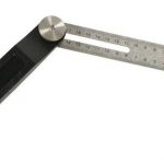 Falsa Escuadra Reglada Con Nivel Numerica Acero