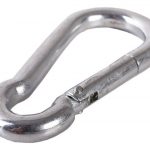 Mosqueton Gancho  70x7 Tipo Bombero Acero