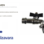 Canilla Esferica Manija Mariposa 1/2