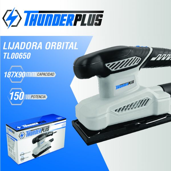Lijadora Orbital Electrica 150W Thunder PLUS TL00650 - Imagen 4