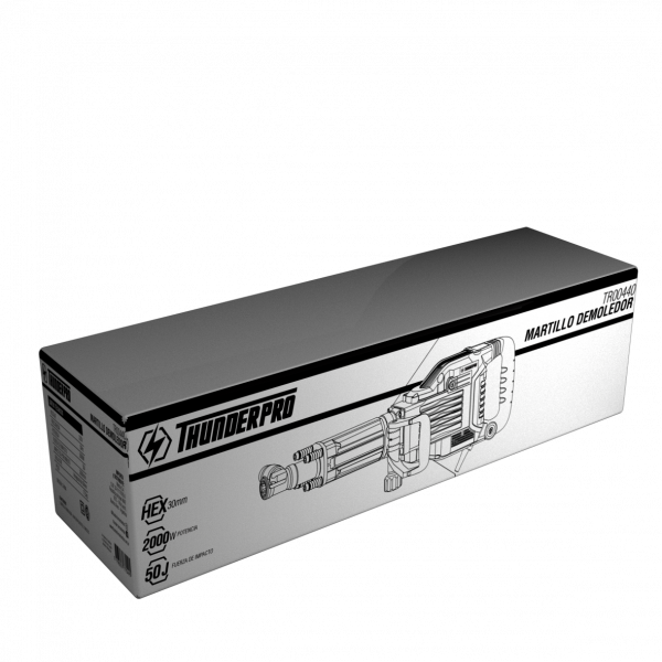 Martillo Demoledor 50J / 2000W TR00440 - Thunder Pro - Imagen 3
