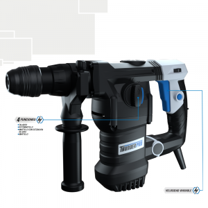 Rotomartillo MAX 8J / 1350W - Thunder Pro TR00380