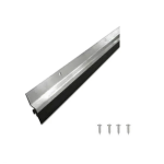 Zocalo 100 Cm Aluminio Con Goma Puerta Burlete Raketa