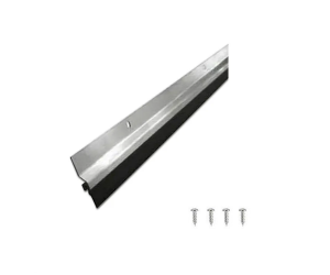 Zocalo 100 Cm Aluminio Con Goma Puerta Burlete Raketa