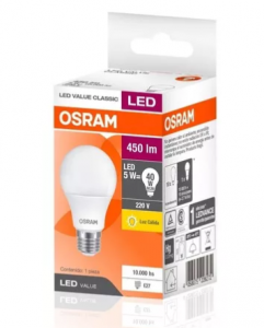 Lampara Led Value Classic 5w = 40w Osram 360lm