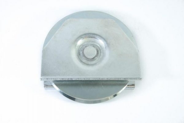 Rueda Acero Porton Con Soporte 60 Mm X 2 Unidades (en Par) - Imagen 2