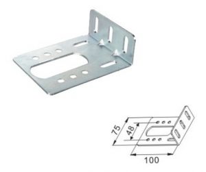 Soporte Grampa En L Para Motor Tubular De Cortina Qbo X