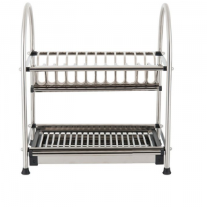 Escurreplato De Acero Inoxidable 40 Cm Premium