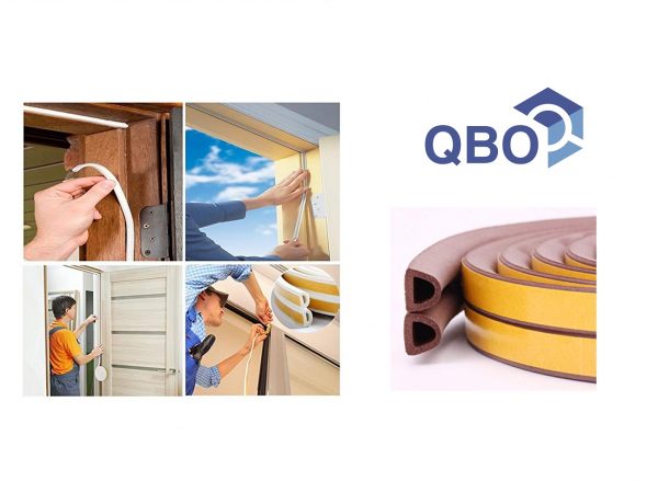 90371C.jpg Burletes Para Puertas Y Ventanas Qbo Tipo D Ahorro Energia - Imagen 2