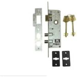 Cerradura Prive 204 Zincada Doble Perno Plateado