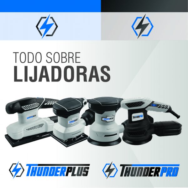 Lijadora Orbital Electrica 150W Thunder PLUS TL00650 - Imagen 3