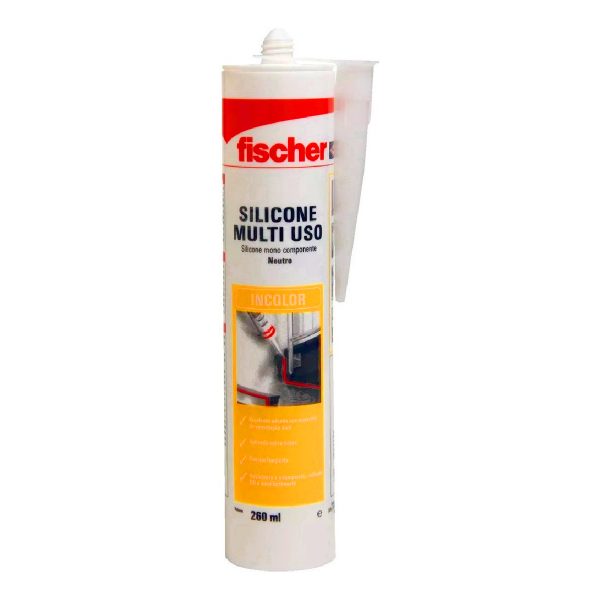 Silicona Sellador Neutra Multiuso 260 Ml Fischer - Imagen 2