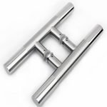 Barral Manijon Manija De 30 Cm Acero Inoxidable Puerta De Vidrio