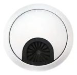 Pasacable Aluminio 50mm Escritorio Redondo Anonizado