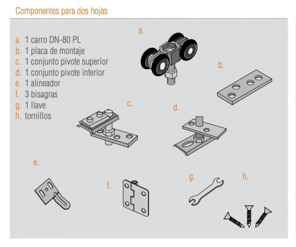 36036a_kit_plegadizo_2hojas_ducasse Kit Puerta Plegadiza Ducasse DN-80 PL (2 hojas) - Imagen 2