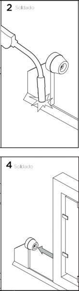 Receptor Para Portones Corredizos Roma - Imagen 2